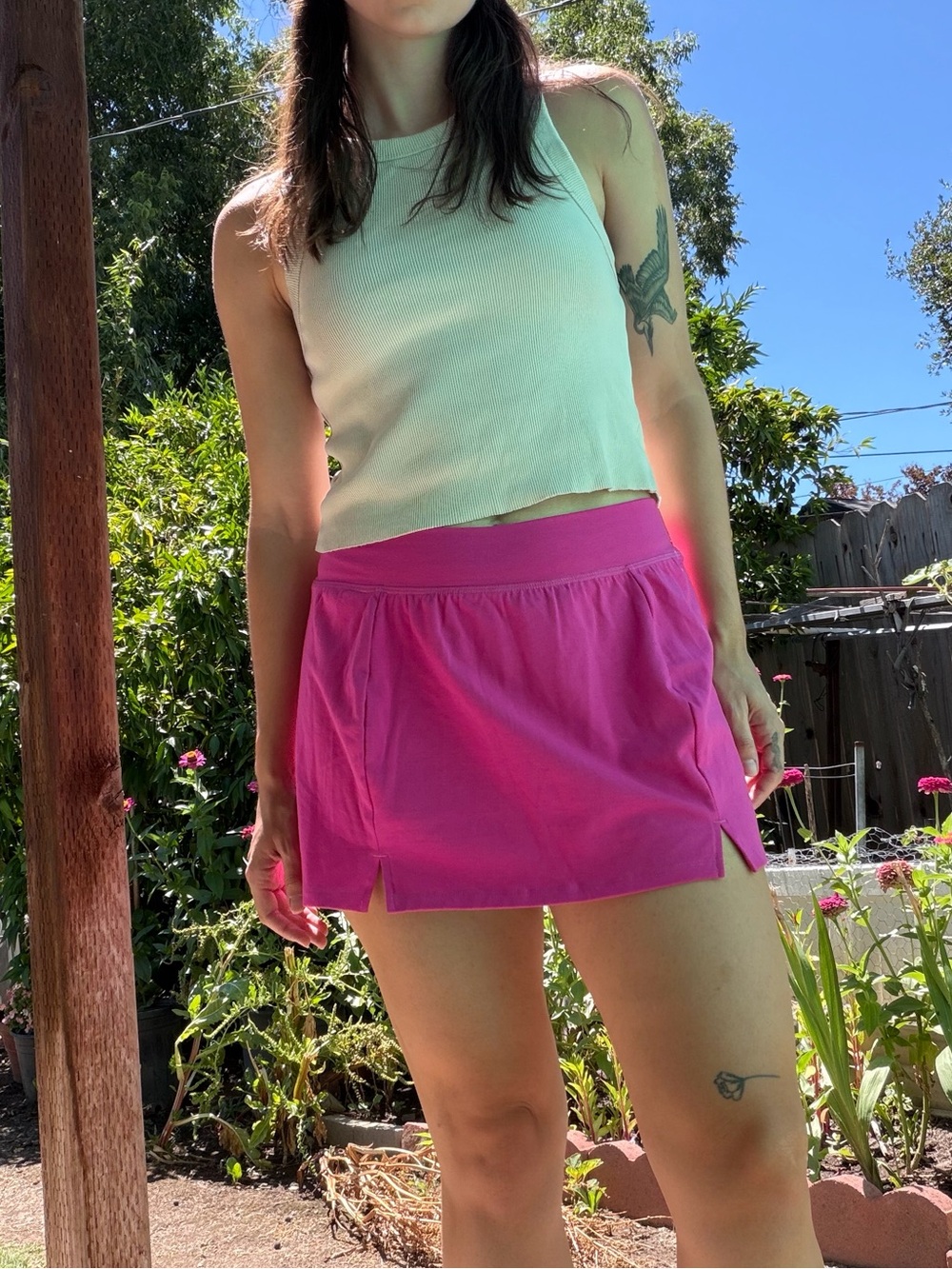 Old Navy Pink Athletic Powerchill Skort